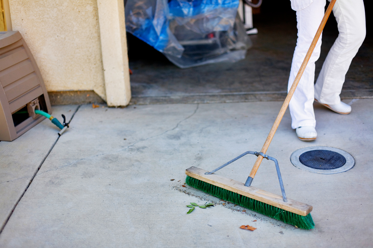 Sweeping Driveway