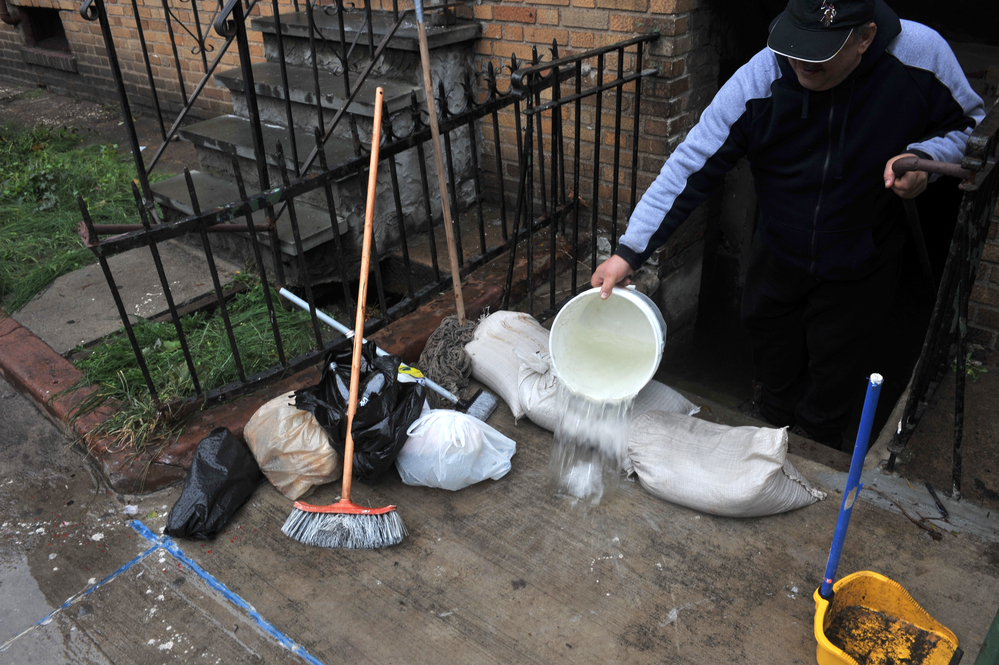 flooded basement cleanup