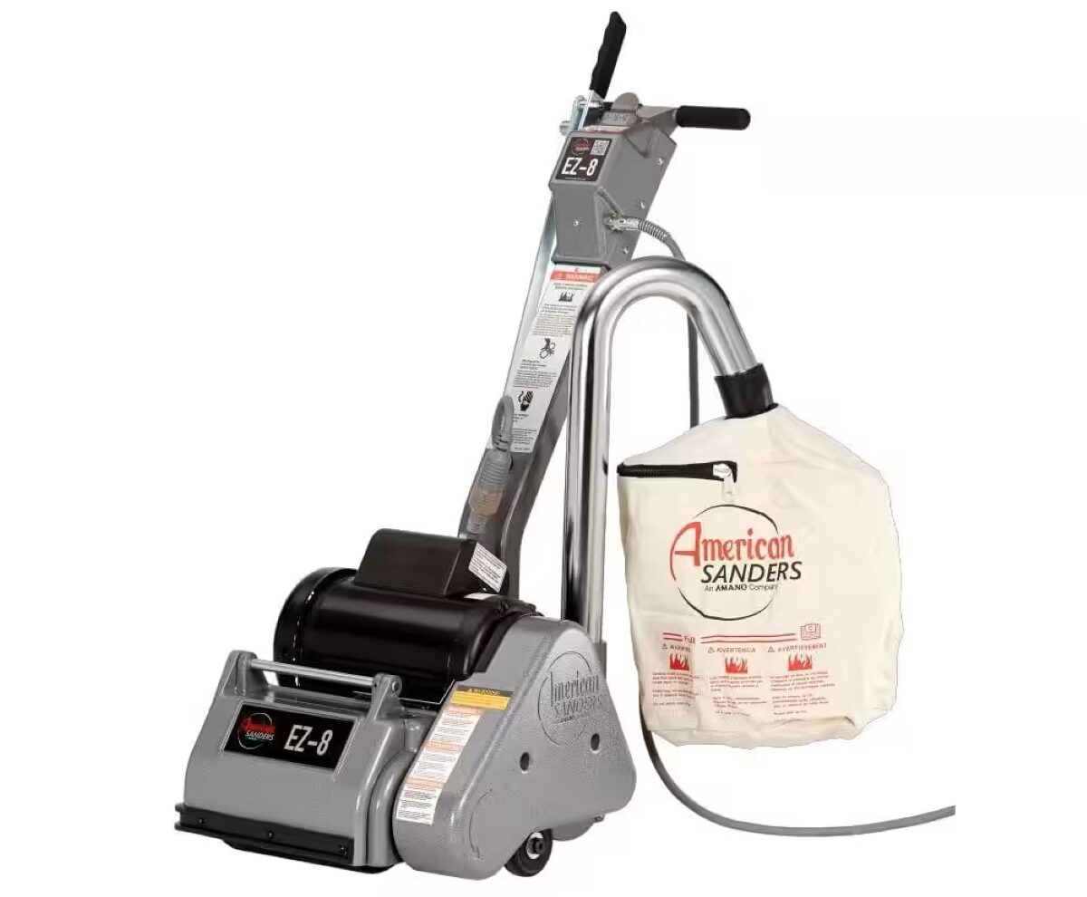 Large drum sander for flooring.