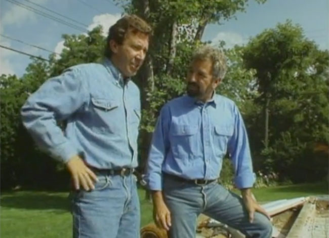 Bob Vila and Tim Allen on Home Again