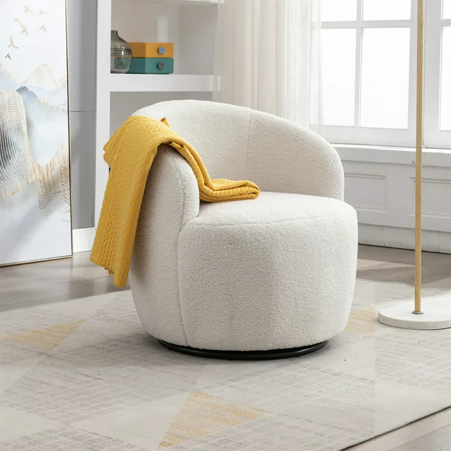 Swivel Barrel Chair