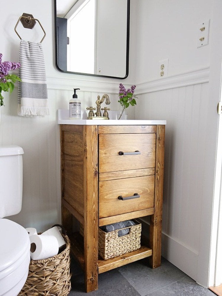 Make Your Own Vanity: 12 Inventive Bathroom Rehabs