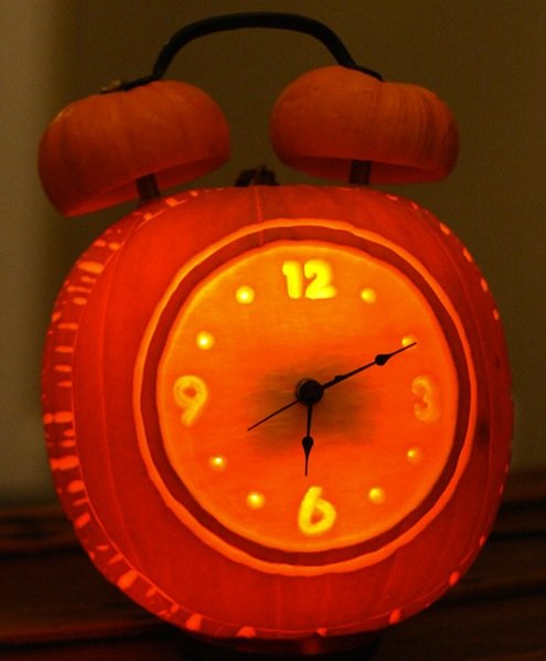 Pumpkin Clock