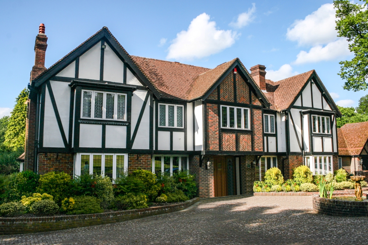 old houses - tudor home