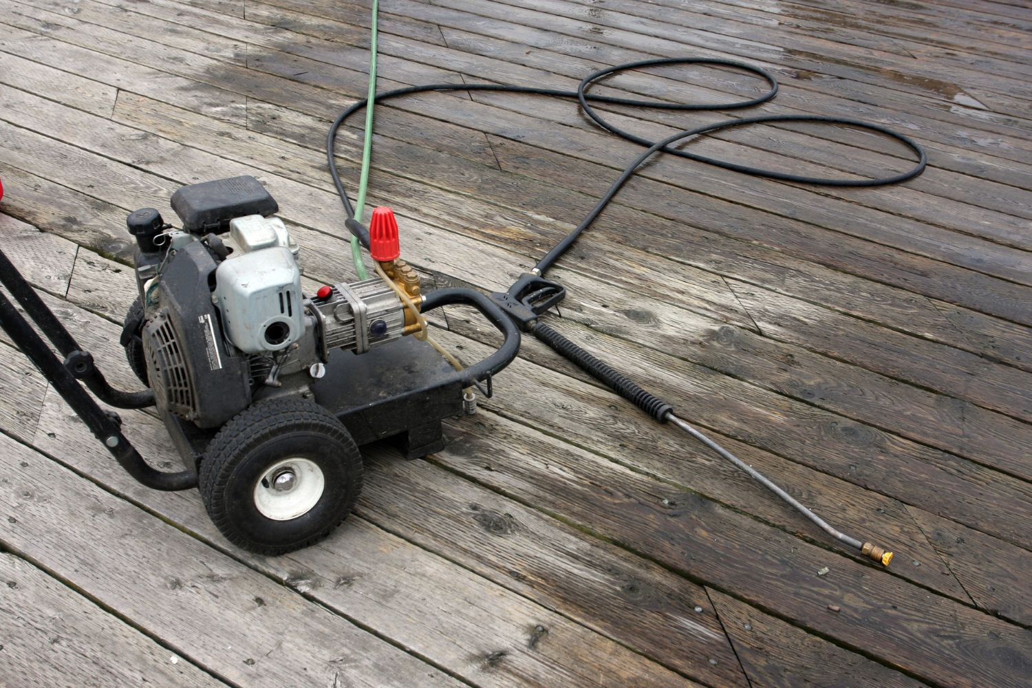 Coût du lavage à pression d'une terrasse