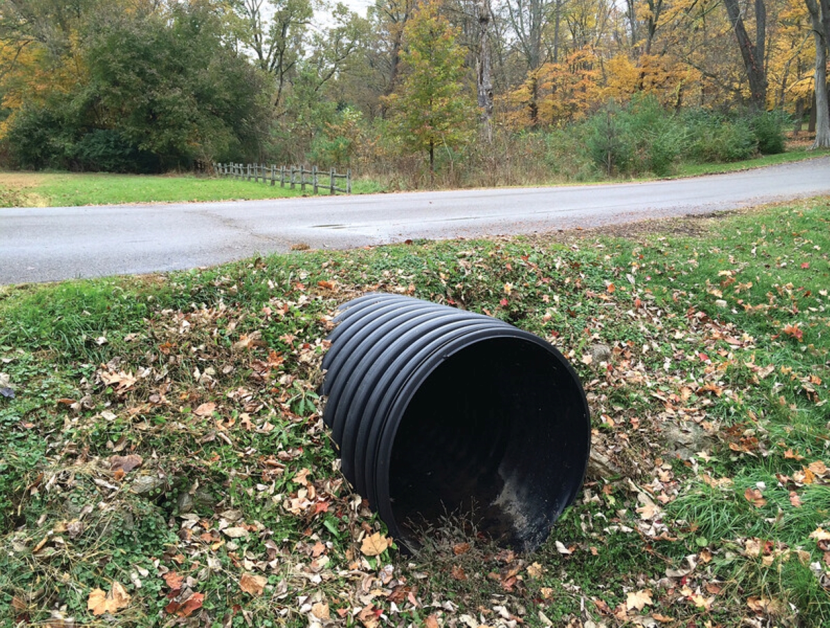 ways to incorporate recycled materials - neighborhood plastic culvert