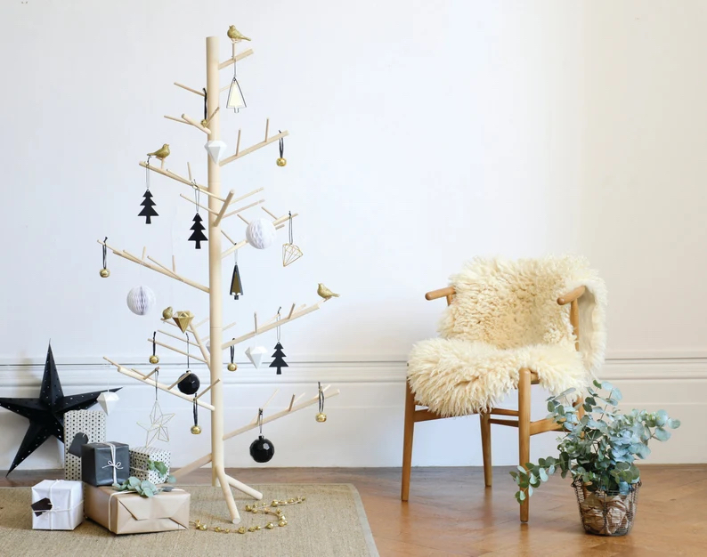 Etsy sapin de Noël alternatif sapin en branches de bois