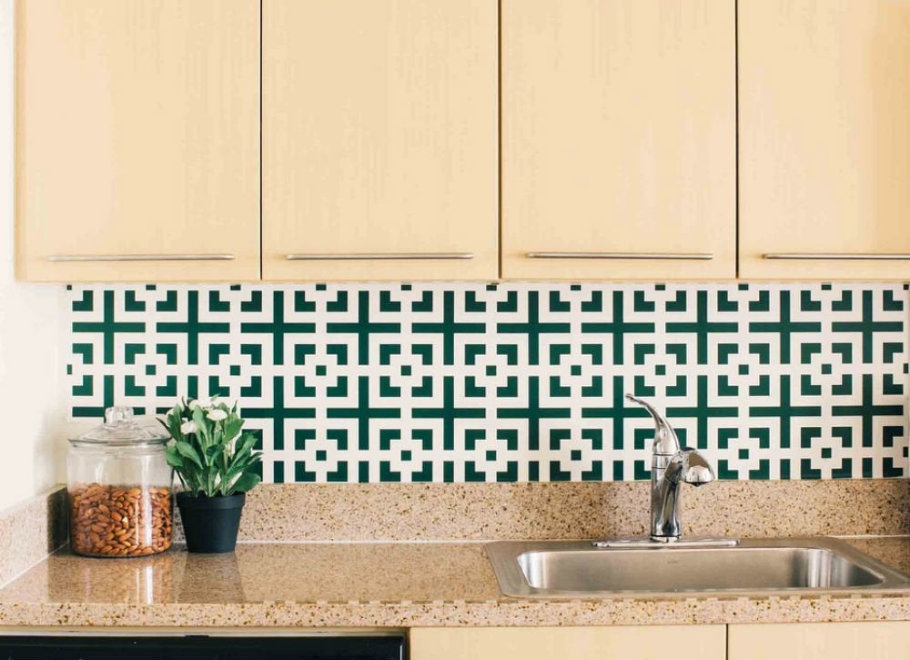 12 Inventive Ideas for a Budget Backsplash