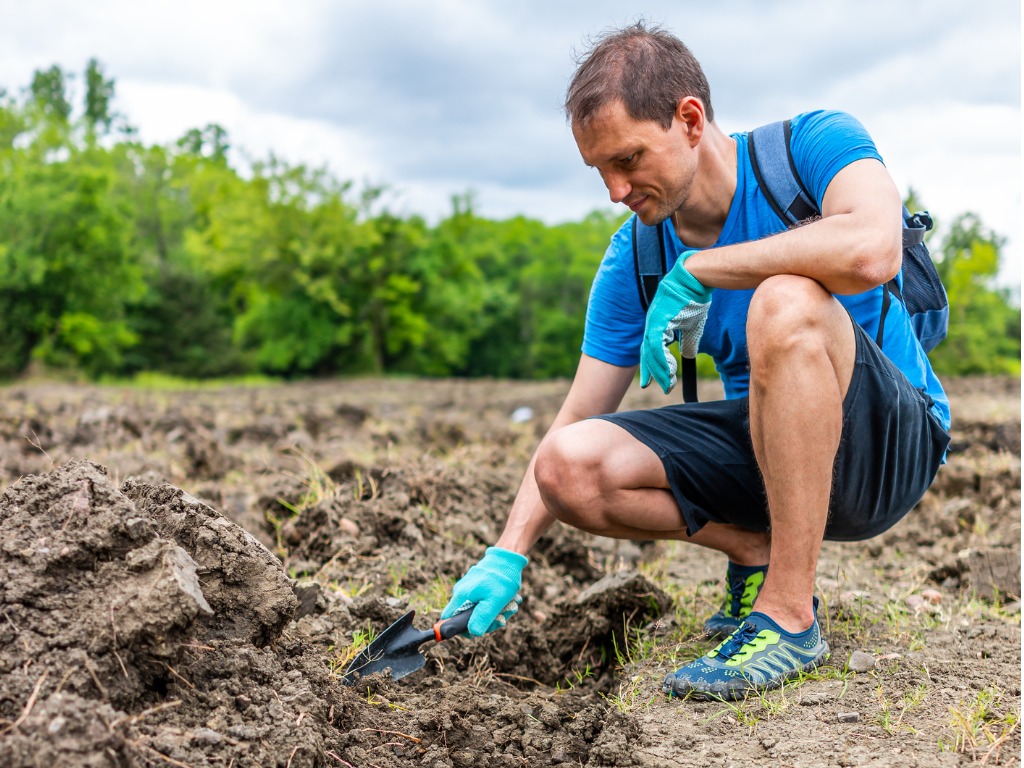 istock-1235500176-where can i find crystals? man digging for diamonds in arkansas