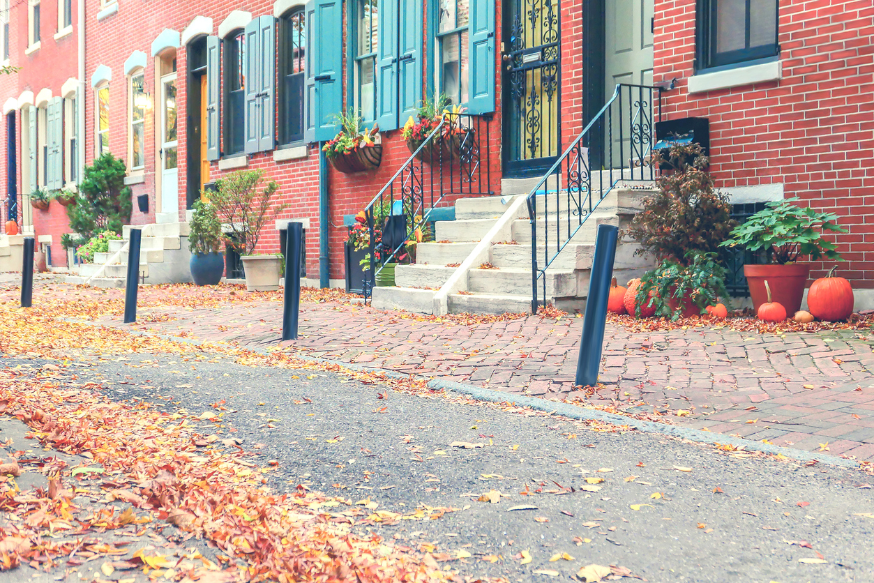 Autumn in center city Philadelphia