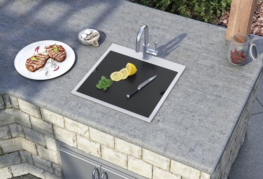 Best Outdoor Kitchen Essentials Workstation Sink Topmount