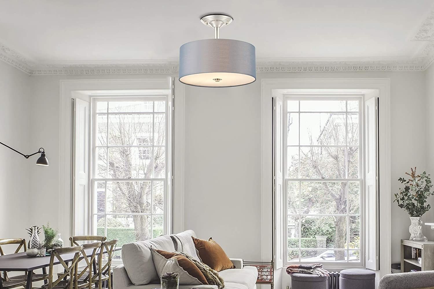 The Best Flush Mount Lights Option: CO-Z Semi Flush Mount Ceiling Light