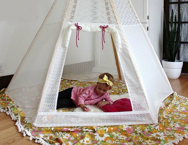 DIY Tipi - Lace Tipi