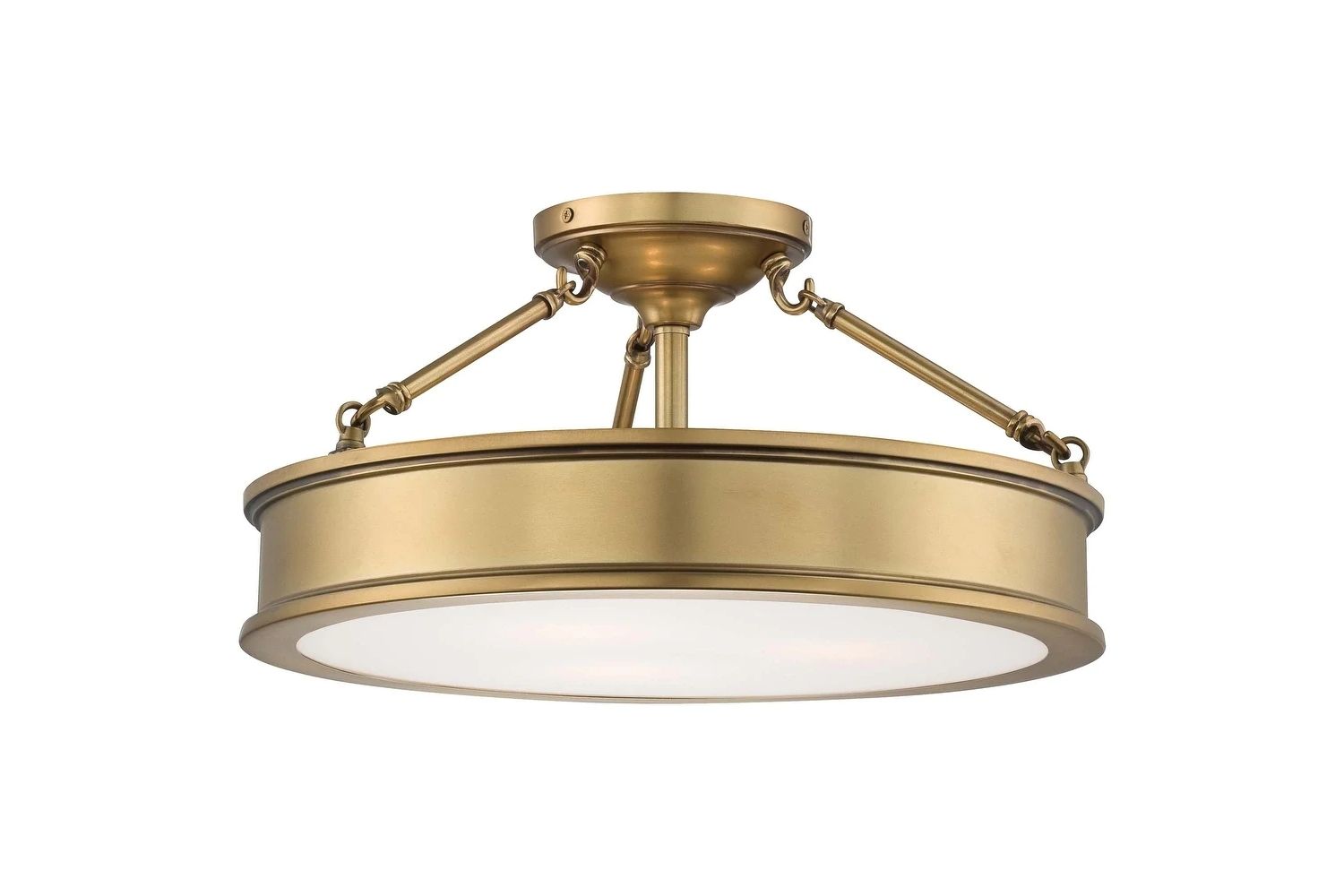 The Best Flush Mount Lights Option: Minka Lavery Harbour Point 3 Light Semi Flush Mount