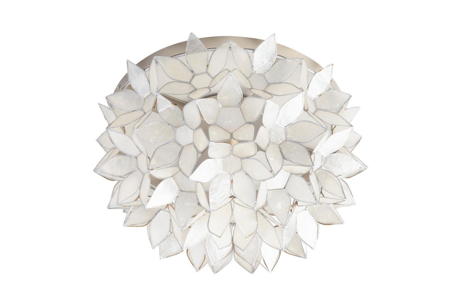 The Best Flush Mount Lights Option: Capiz Petal Flush Mount Ceiling Light