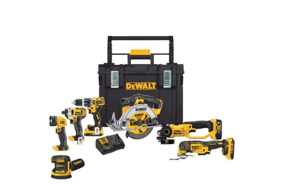 Deals Roundup 2/23 Option: DEWALT 20-Volt MAX Cordless Combo Kit (7-Tool) with ToughSystem Case