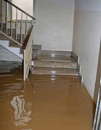 flooded basement cleanup