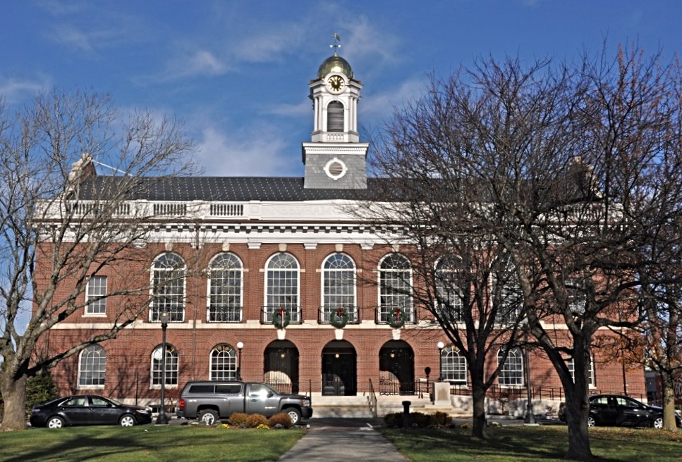 Best Small Cities Needham Mass town hall