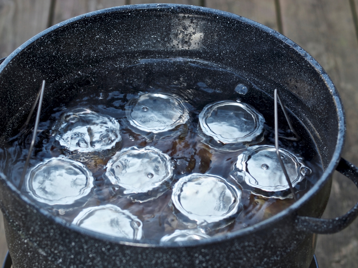 water bath canning