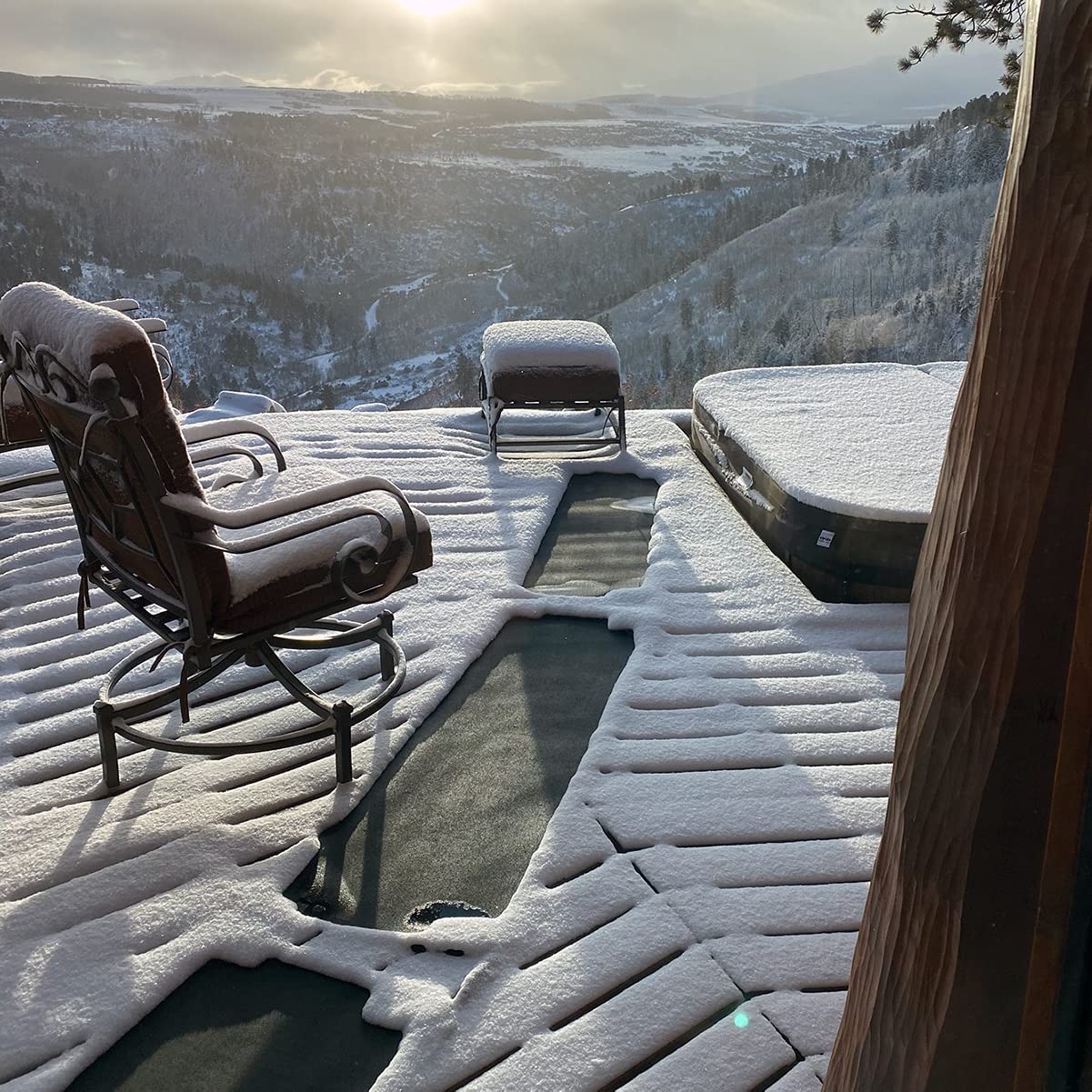 how to remove snow from a driveway without a shovel - snow melting mats