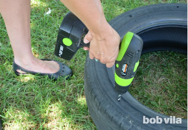 DIY Tire Swing - Step 2