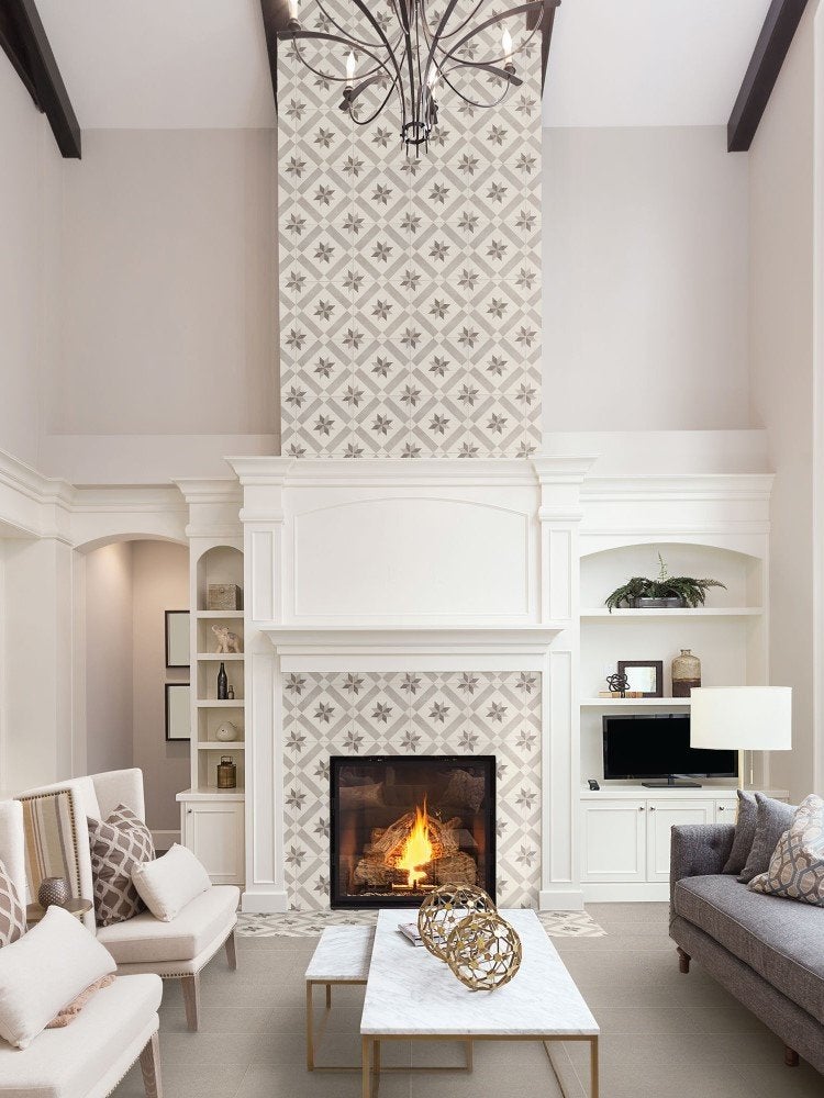 14 Impressive Fireplaces That Feature Tile in a Big Way