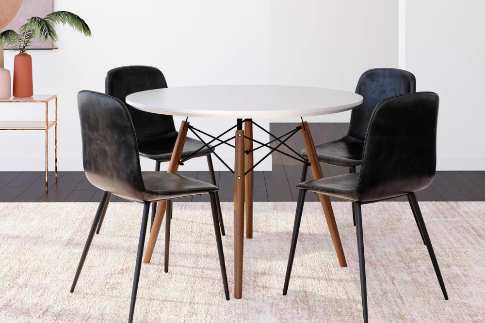 Deals Roundup 12:22 Option: George Oliver Crosset 4-Person Dining Set