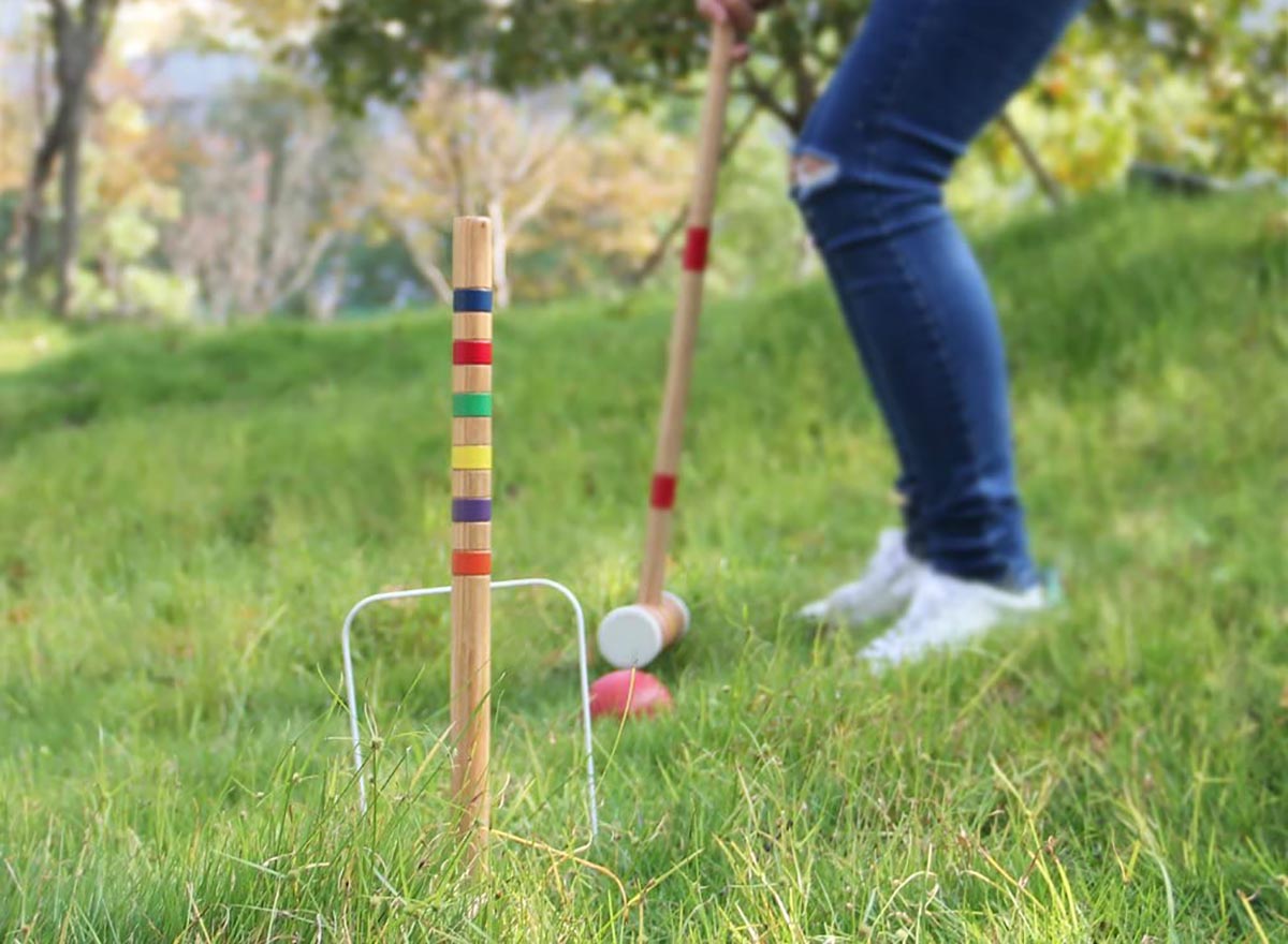 The Most Popular Backyard Games Option Croquet Set