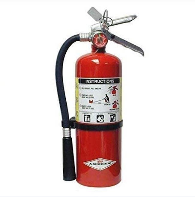 types of fire extinguishers