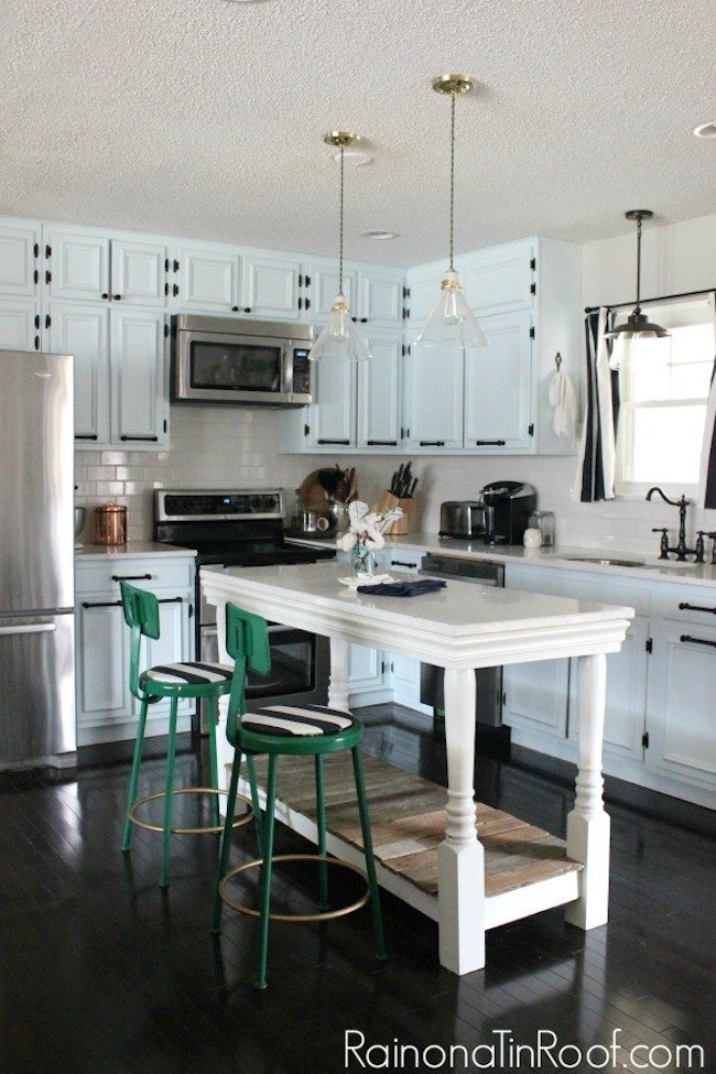 DIY Kitchen Island Table