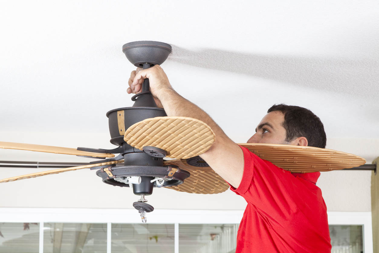 Coût d'installation d'un ventilateur de plafond