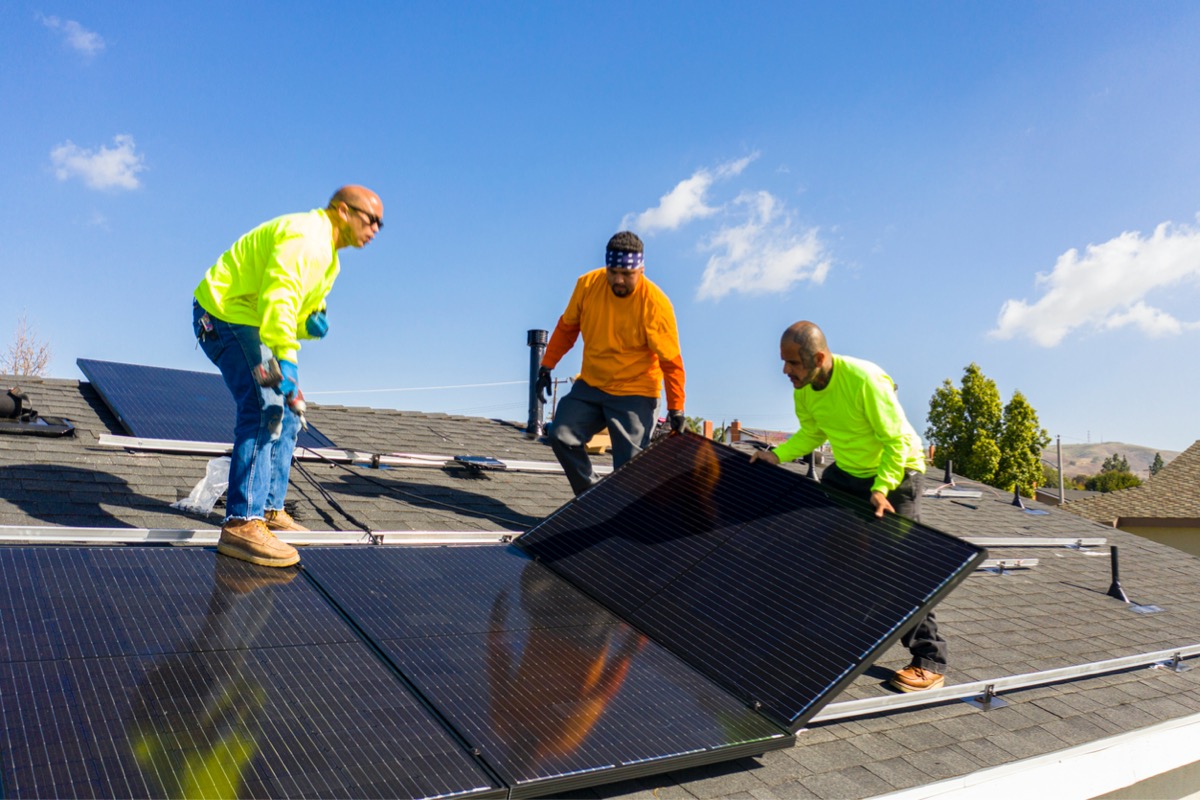 panneaux solaires domestiques