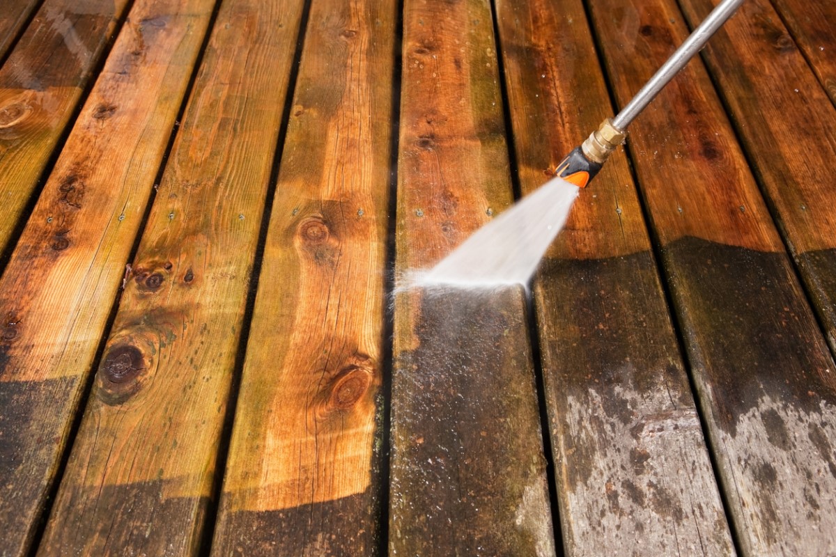 Power-Washing is an Easy DIY Deck Repair