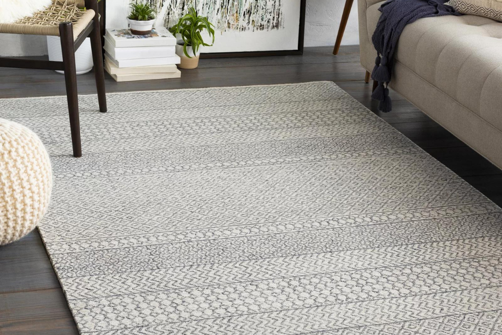 Deals Roundup 1:31 Option: Steelside Abdera Geometric Handmade Tufted Area Rug