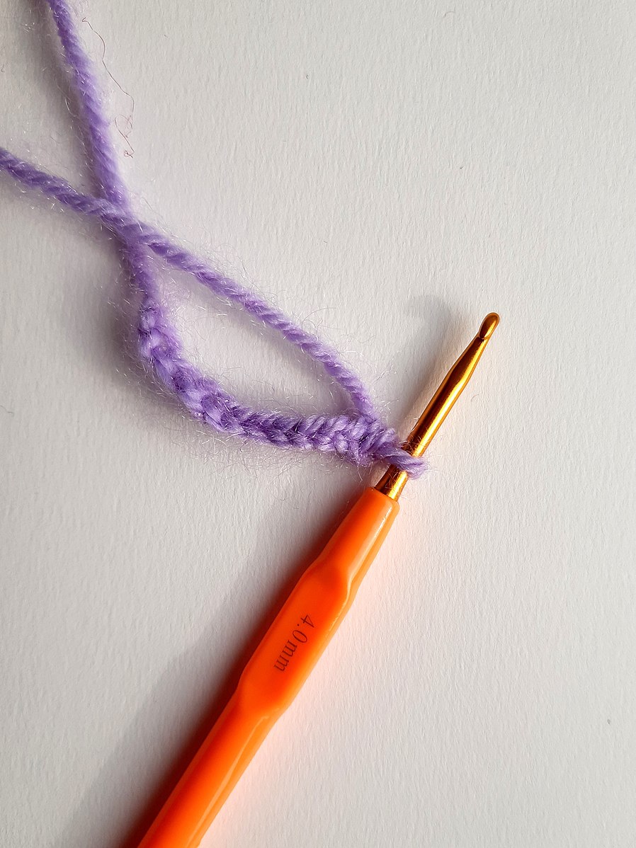 Wikipedia how to crochet for beginners Working_in_the_chain_itself_by_pulling_the_yard_over_the_crochet_hook