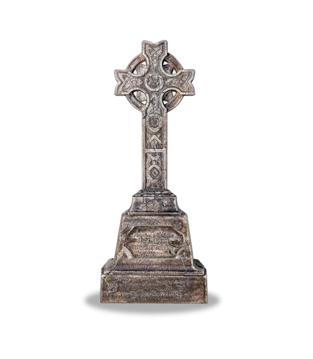 Celtic tombstone from Lowe's Halloween collection