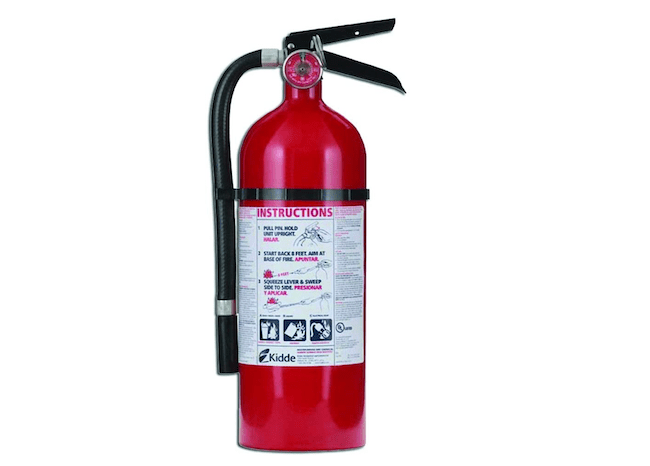 types of fire extinguishers