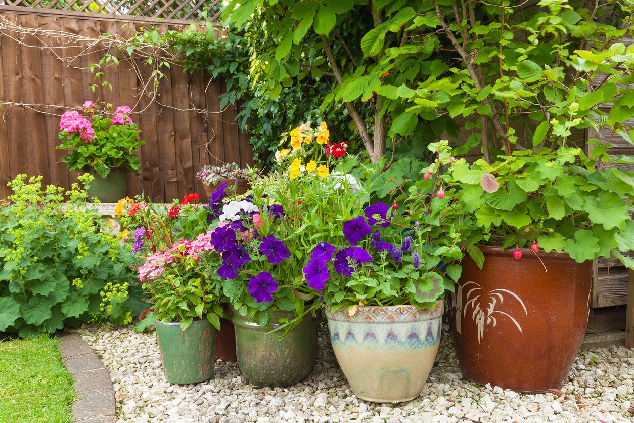 13 belles idées de pots de fleurs DIY pour votre porche ou votre jardin