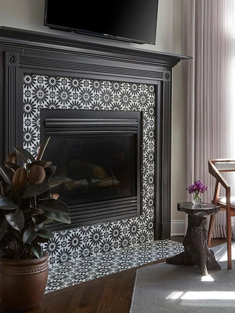 14 Impressive Fireplaces That Feature Tile in a Big Way