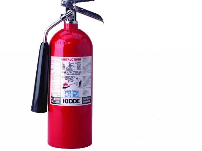 types of fire extinguishers