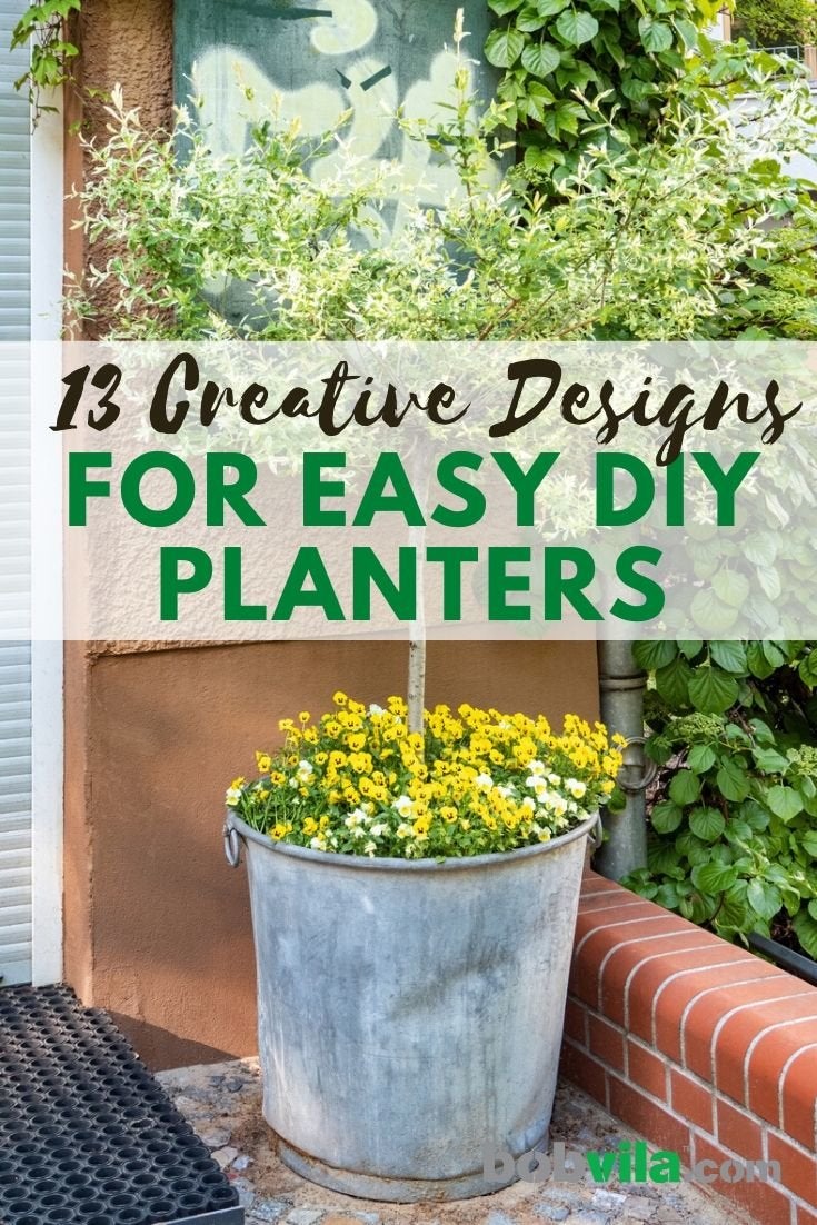 13 Creative Designs for Easy DIY Planters