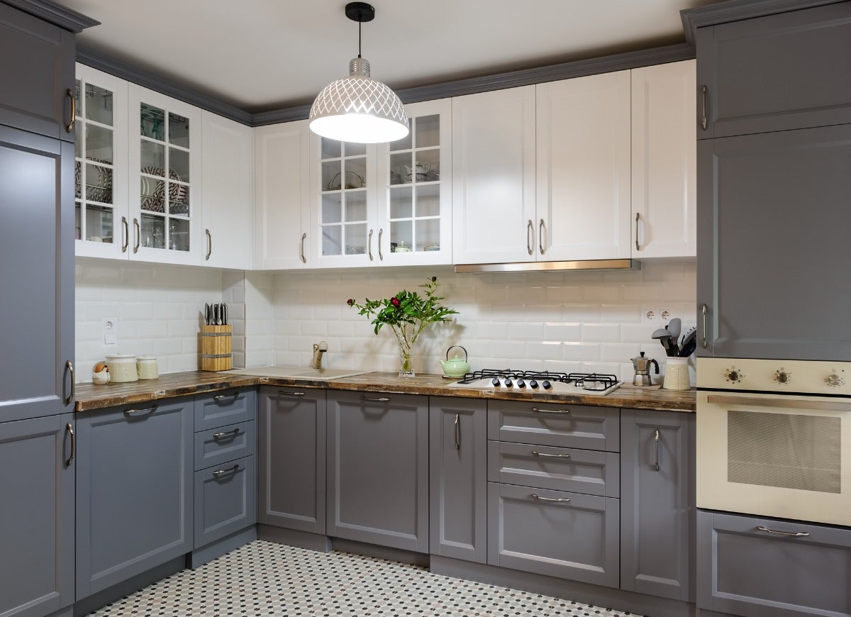 These Kitchen Cabinets Prove Gray is Still a Go-To Neutral