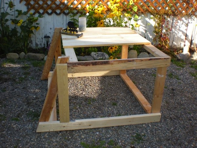 DIY Garbage Shed Frame