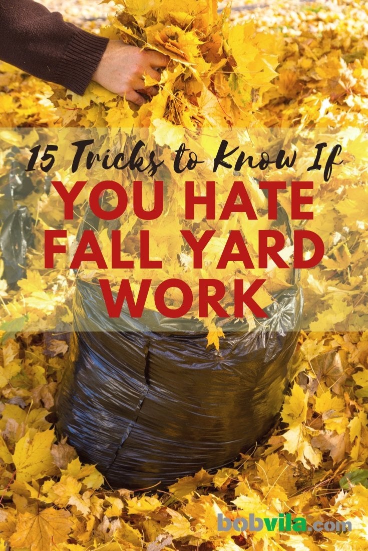 15 Tricks to Know If You Hate Fall Yard Work