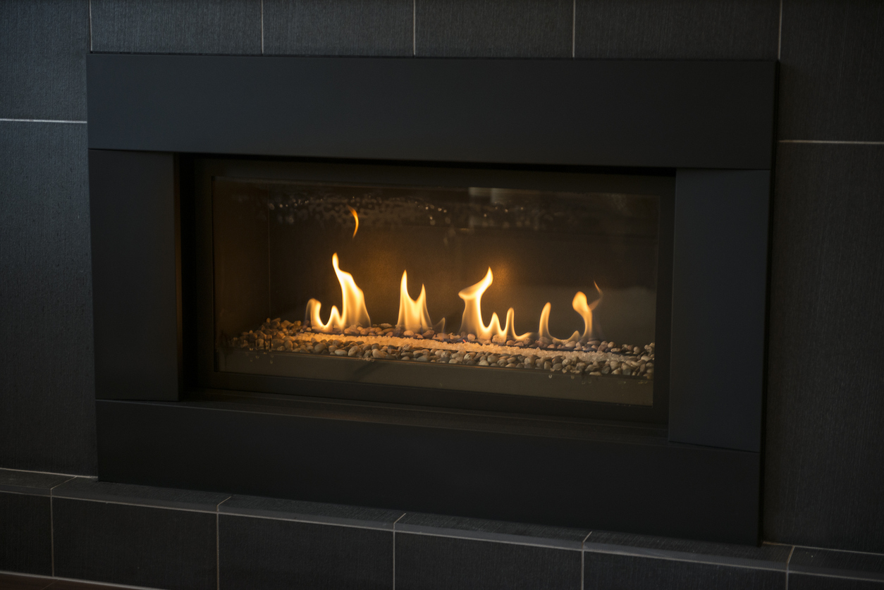 gas fireplace smells like gas