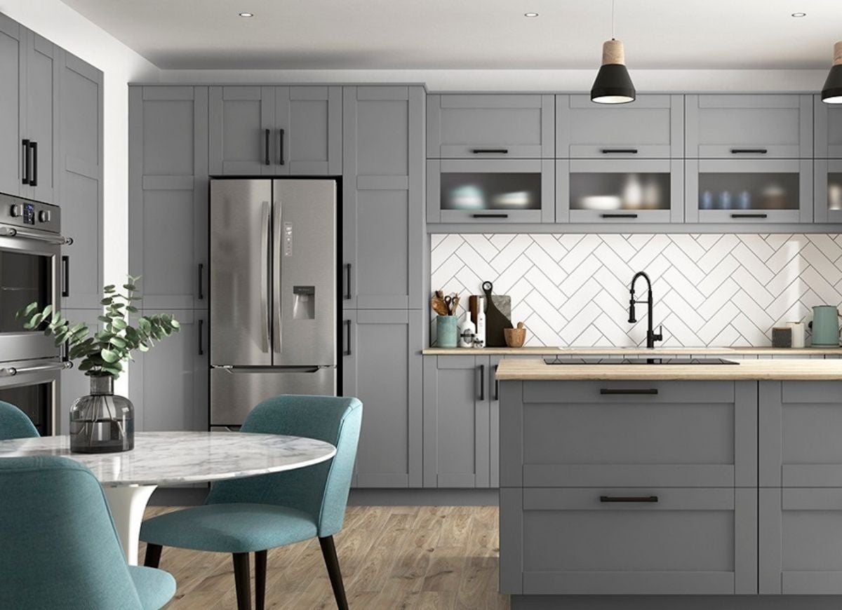 These Kitchen Cabinets Prove Gray is Still a Go-To Neutral