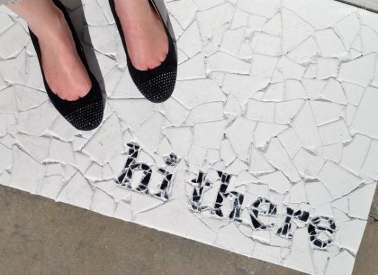 14 DIY Doormats That Step Up the Style