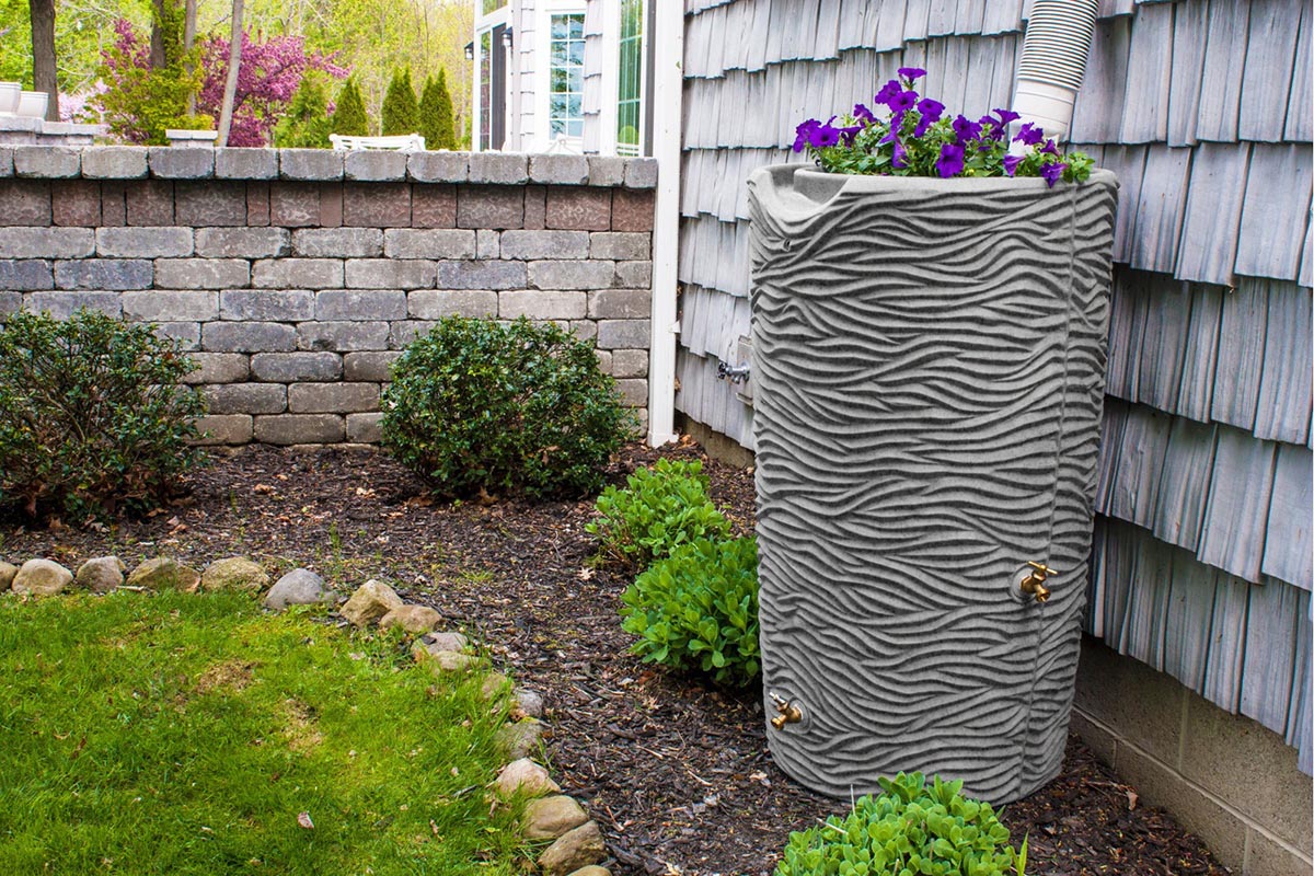 Rain Barrels Option Loon Peak 65-Gallon Rain Barrel