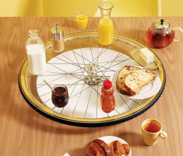 DIY Old Bicycle - Lazy Susan