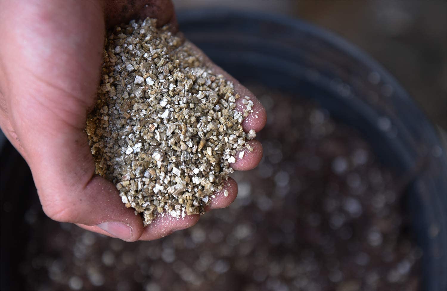 Hand holding Organic Vermiculite by Perfect Plants